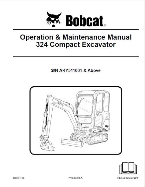 bobcat mini excavator 324|bobcat 324 manual.